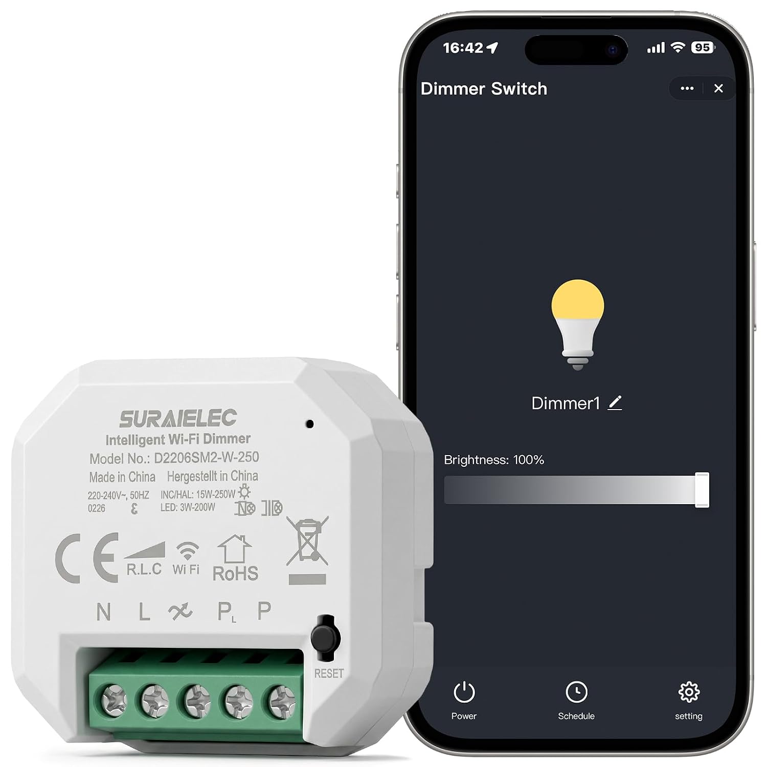 SURAIELEC WLAN-Dimmer