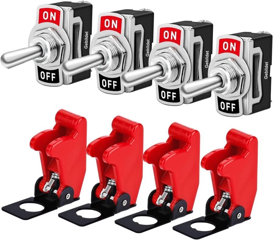 Gebildet Gebildet 12 V Toggle 4er + Kappe
