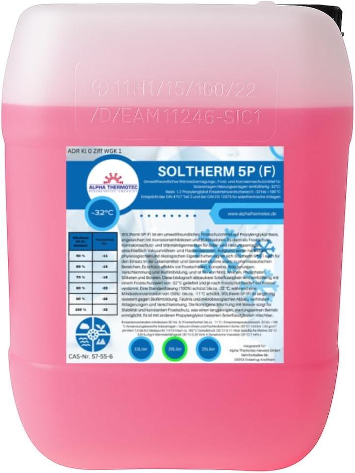 Alpha Thermotec Solarflüssigkeit 20 l rot
