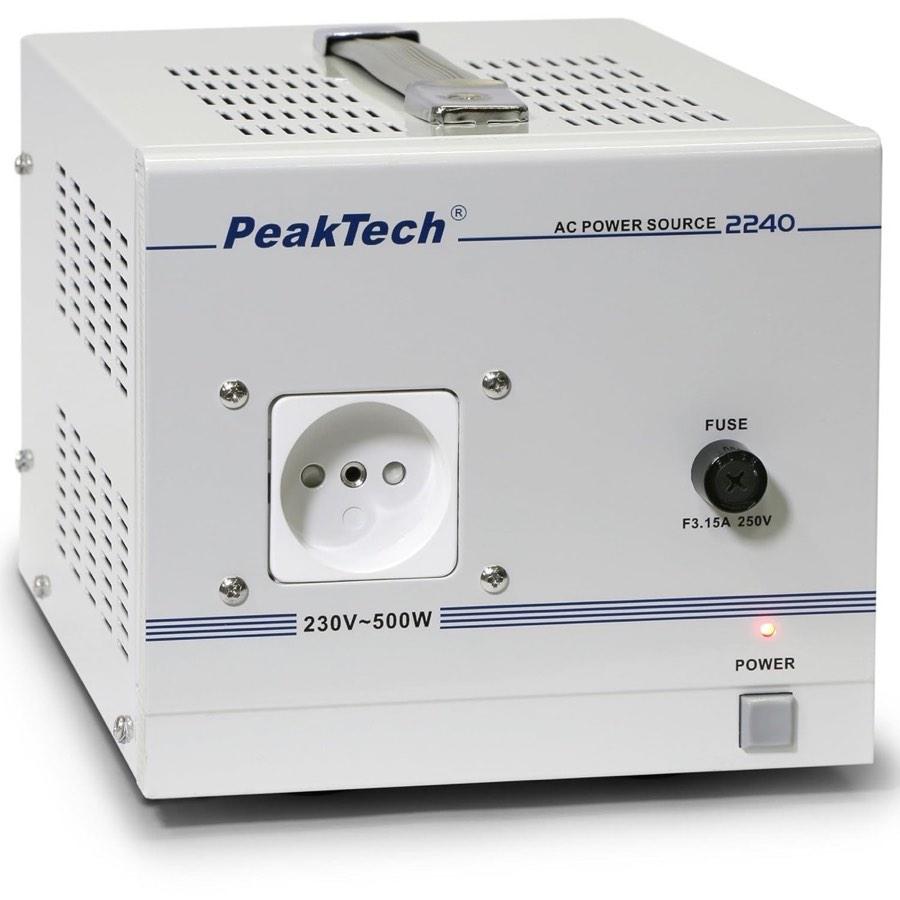 Trenntrafo Testsieger – PeakTech P 2240, 500 VA