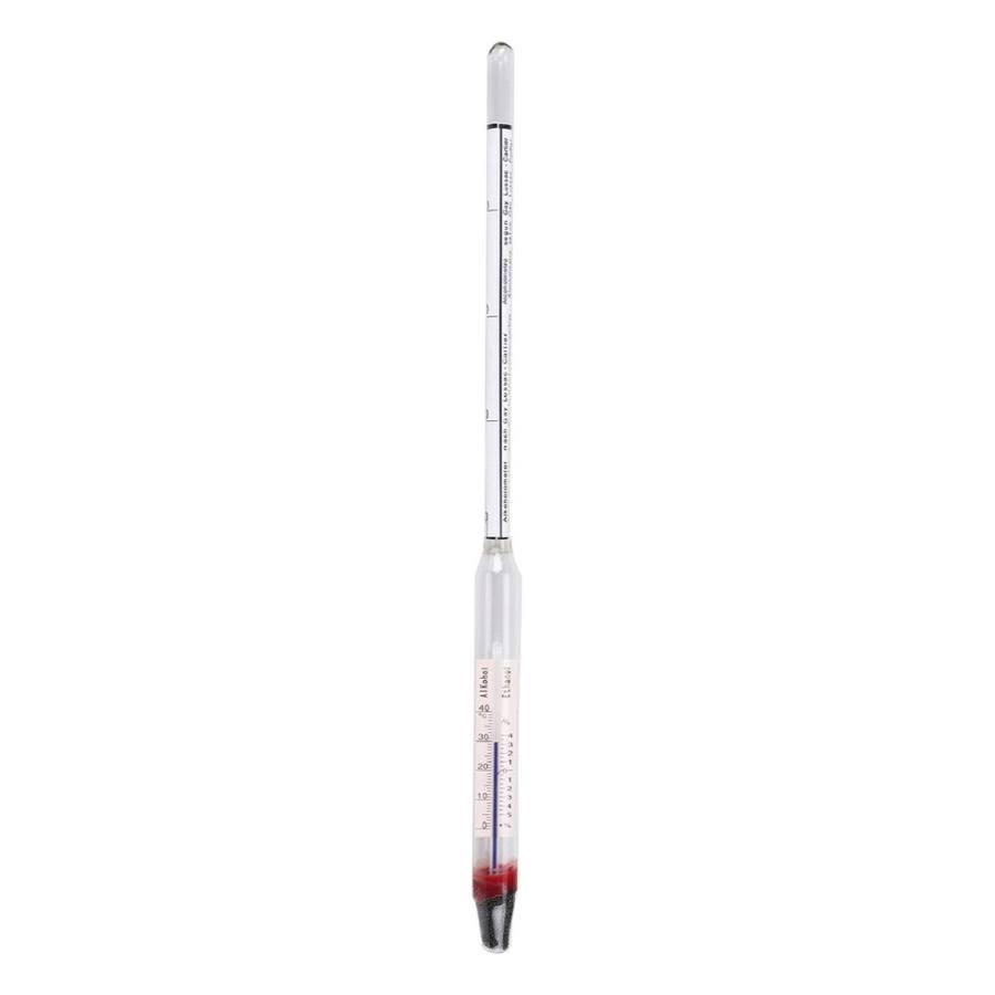 HHTEC HHTEC Alkoholmeter 0–100 Vol% mit Thermometer