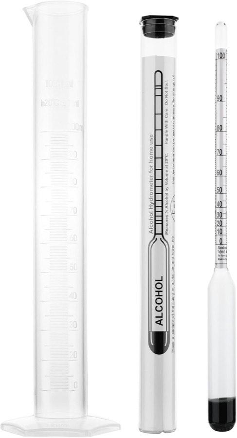 Thermometer World Alkoholmessgerät 0–100 Vol%