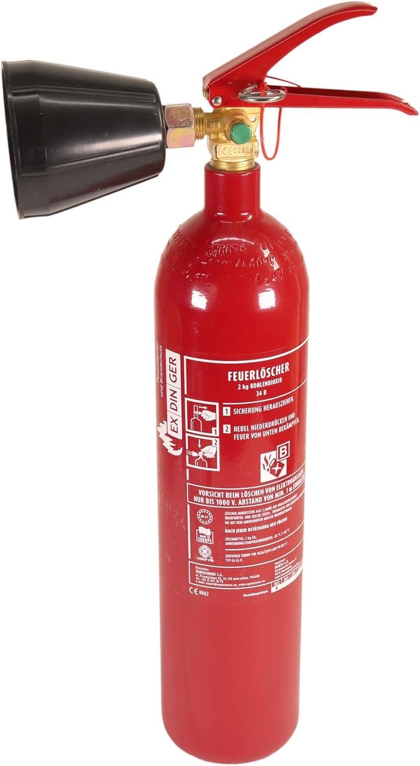GS-2X CO₂-Feuerlöscher 2 kg Schneerohr