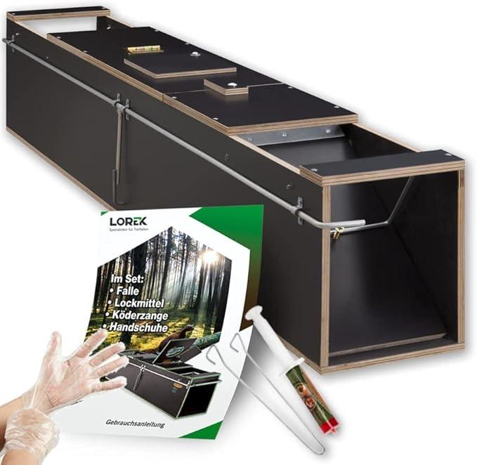 123jagd 123jagd Holzfalle 100 cm mit Lockstoff