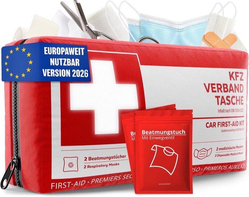 Heldenwerk HELDENWERK Auto-Verbandskasten mit Belüftungstuch