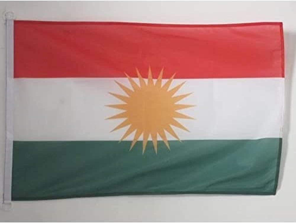 AZ FLAG Bootsflagge Kurdistan 45×30