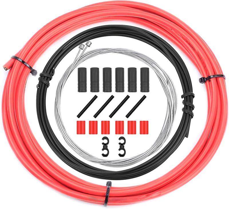 CTRICALVER Schaltzug-Set mit Außenhülle, Rot