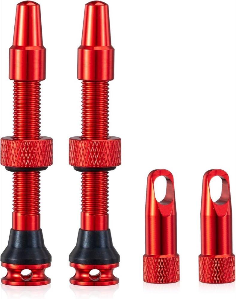 HZJD Presta-Tubeless-Ventil 44 mm, rot
