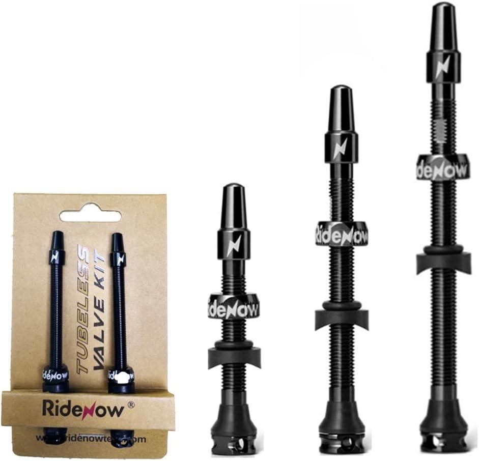JFOYH Presta-Tubeless-Ventil, schwarz