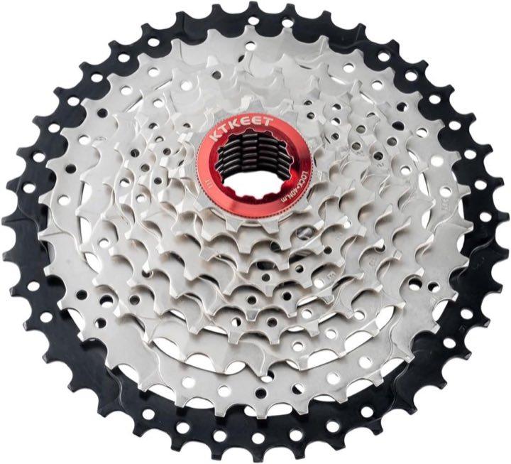 KTKEET 9-Gang-Kassette 11-30T/32T/34T/36T/40T/42T/46T/50T, KTKEET