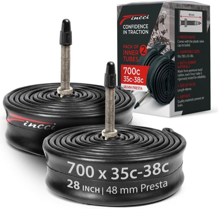 Fincci 2er 700x35C/38C, Presta 48 mm