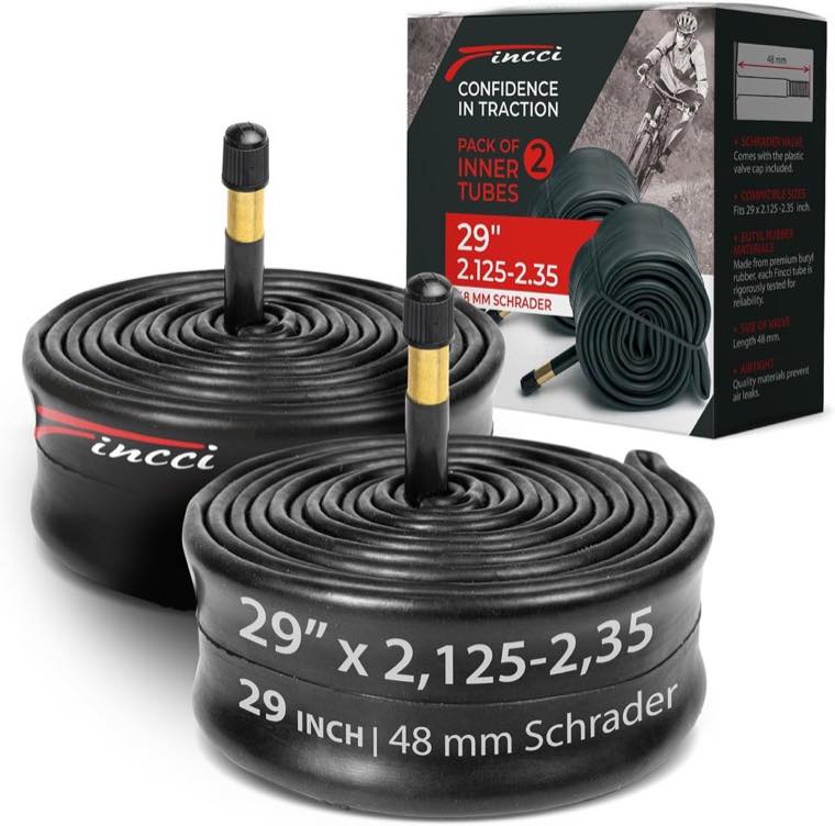 Fincci 29 × 2.1–2.35, Schrader 48 mm, 2 Stück