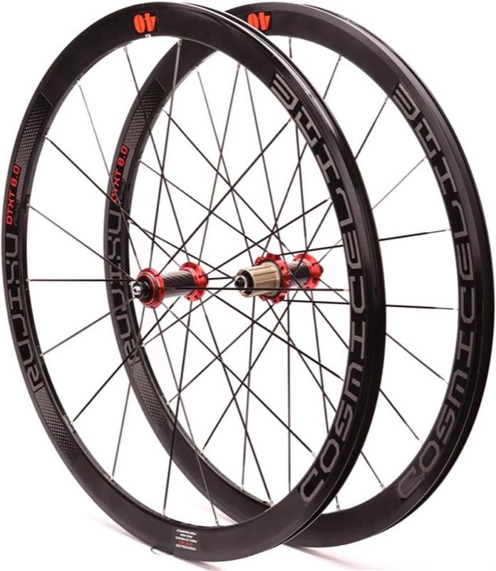 RUJIXU 700C 40 mm, Red Hub