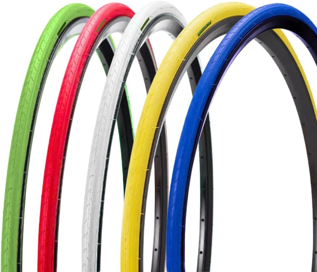 ECOVELO 700x23C, farbiger Slick, zwei Mäntel