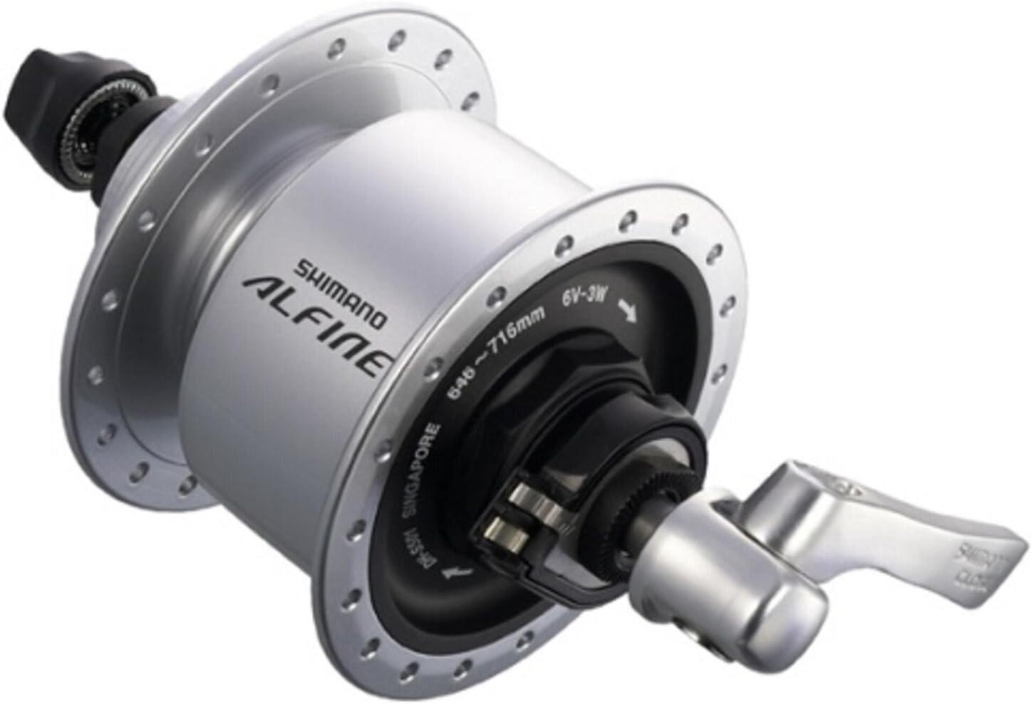 Shimano Alfine Nabendynamo, Modell EDHS501ASG, silber