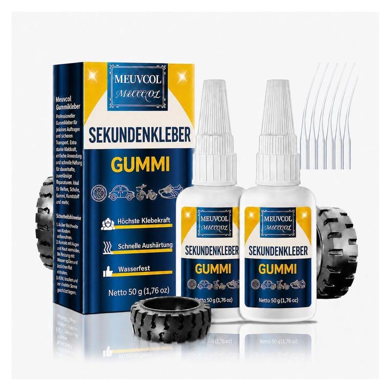 Meuvcol Gummikleber, 2 x 50 g klar