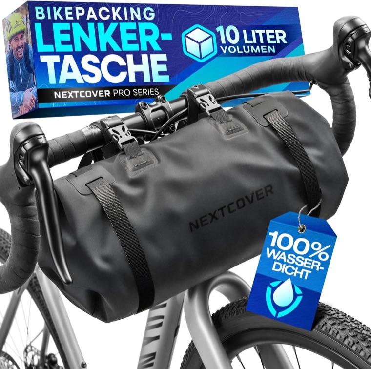 Nextcover Bikepacking Lenkerrolle 10 Liter