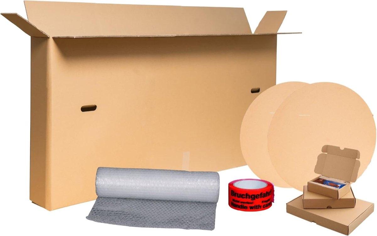 karton-billiger Versand-Set 160 × 20 × 80 cm