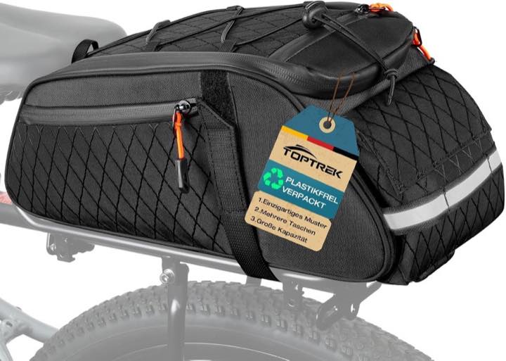 toptrek 3-in-1 Gepäckträgertasche 10 L