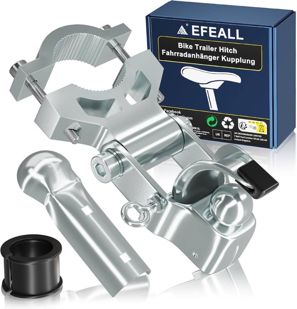 EFEALL Fahrrad Anhängerkupplung Ø 26–33 mm