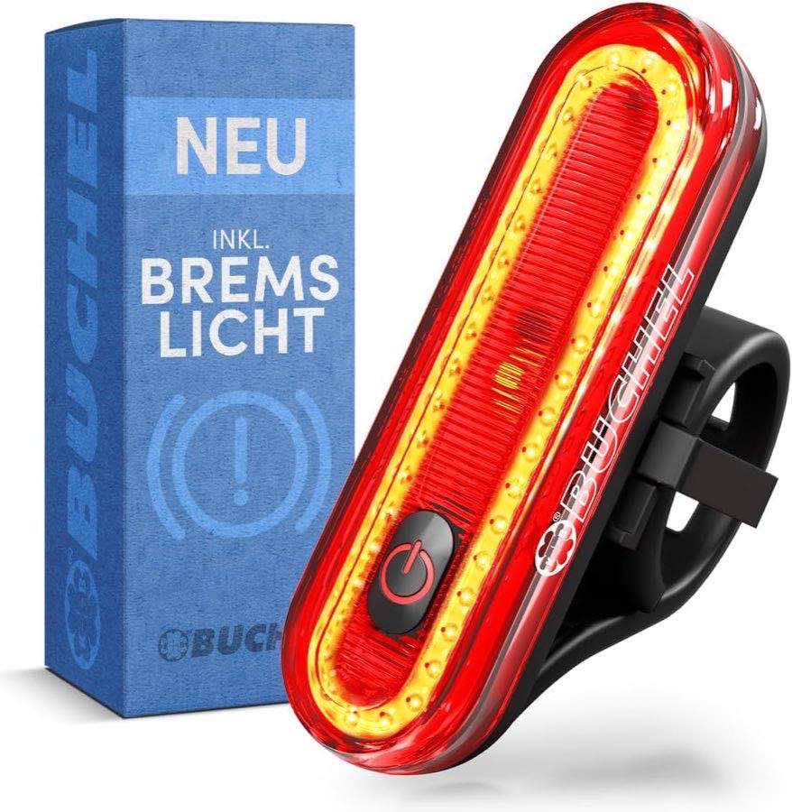 Büchel USB-C-Rücklicht mit Bremslicht