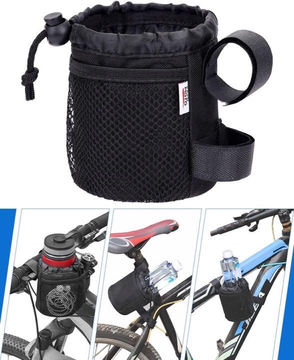 KEMIMOTO KEMIMOTO Klett-Halter mit zwei Netztaschen