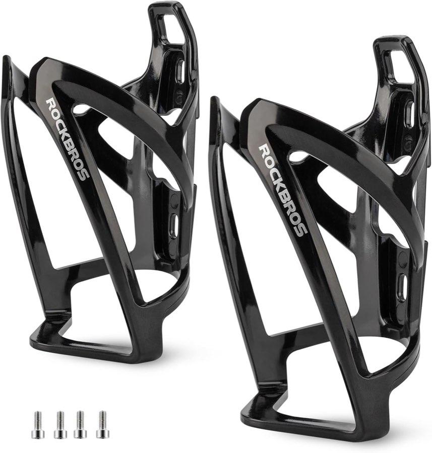 ROCKBROS Flaschenhalter 2er-Pack, Schwarz