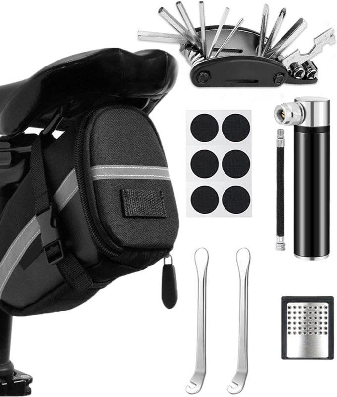HAZENS HAZENS Satteltasche mit 16-in-1 und Mini-Pumpe - Produktbild