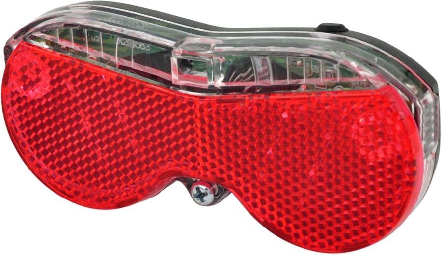 Fischer Batterie-LED-Rückleuchte für Gepäckträger, orange