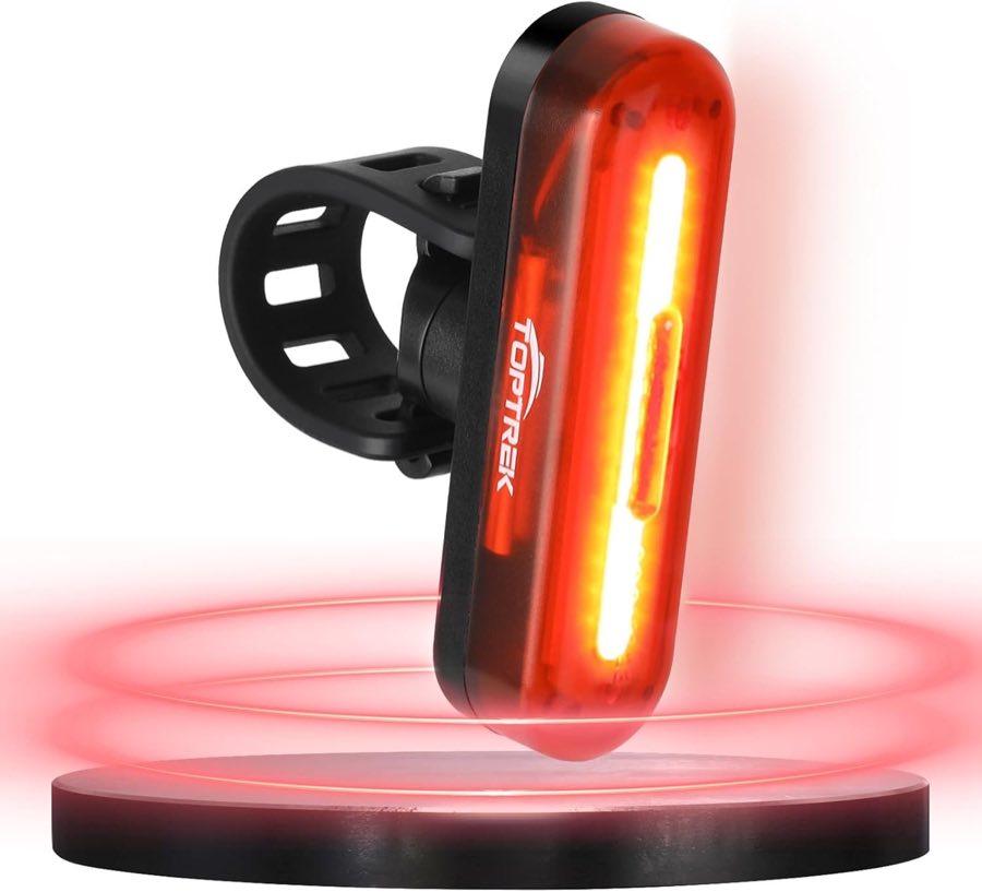 toptrek Fahrrad-Rücklicht, USB-C, 16 LEDs