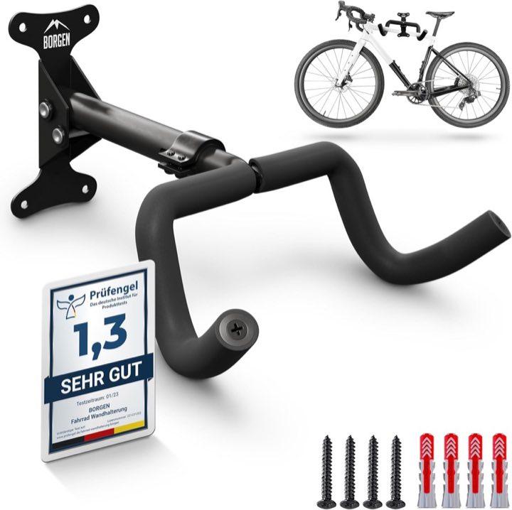 Borgen Fahrrad Wandhalterung klappbar, bis 20 kg Produktbild – Testsieger