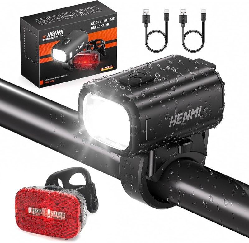 HENMI Fahrradbeleuchtungs-Set