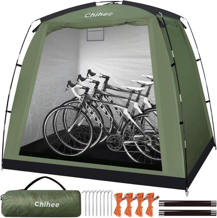 Chihee Fahrrad-Zeltgarage, zwei Türen, Armeegrün