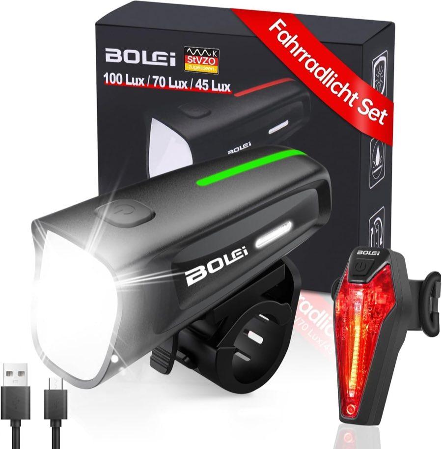 BOLEi Fahrradlicht-Set 100 Lux