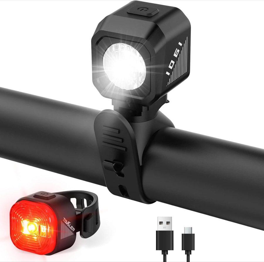 Tavaler Tavaler Fahrradlicht-Set 30/50 Lux
