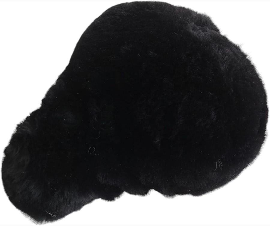 Naturasan Merino-Lammfell Schwarz Size S