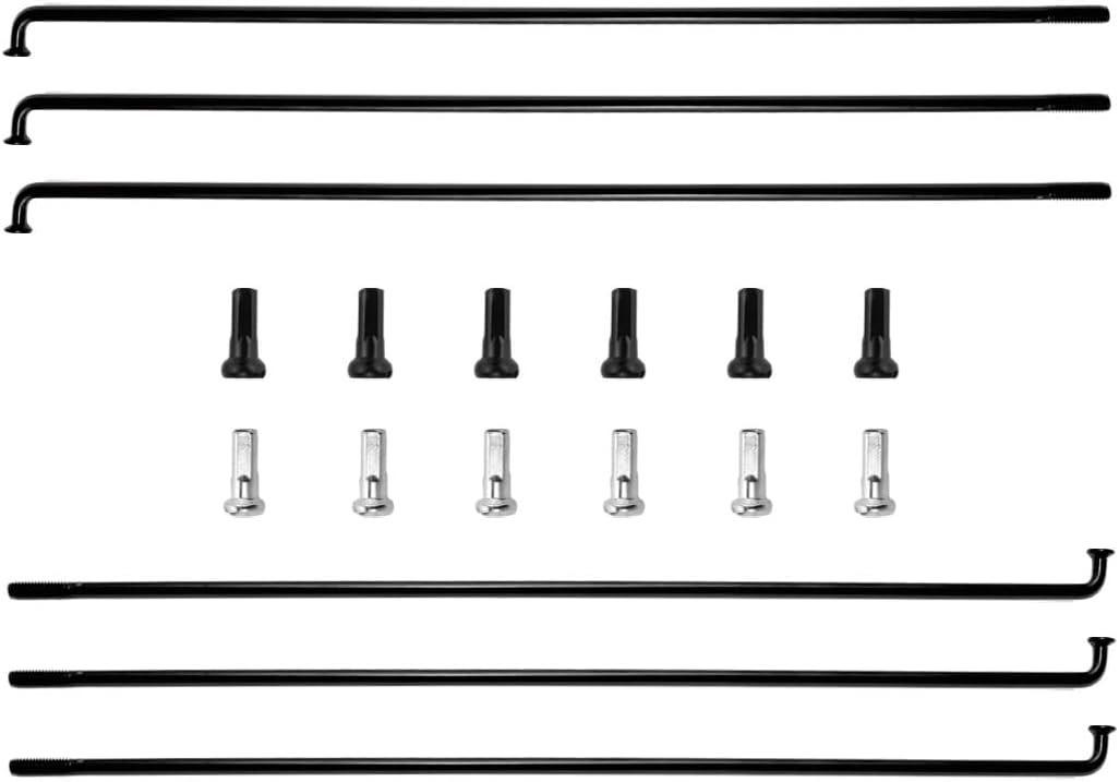 14G Speichen 6er Schwarz 289 mm