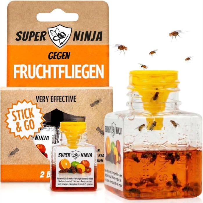 Super Ninja Fruchtfliegenfalle 2er-Pack