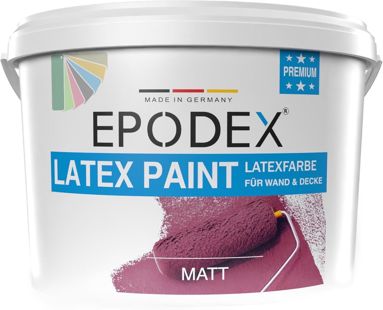 EPODEX Latexfarbe matt Polarweiss 3 kg