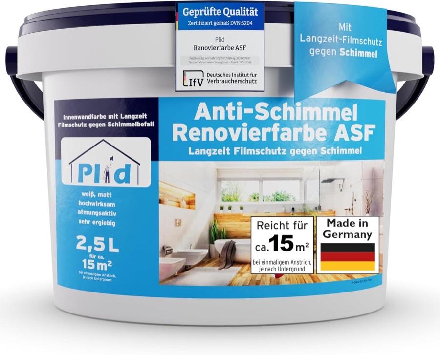 Plid Anti-Schimmelfarbe 2,5 l