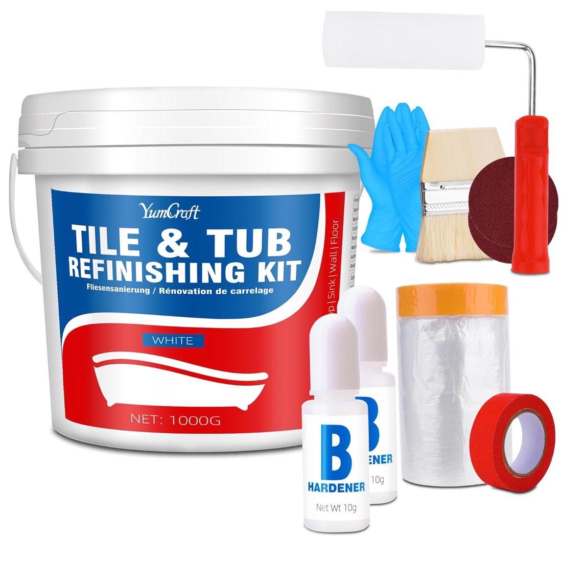 YumCraft Badewannenlack 1000 g Set