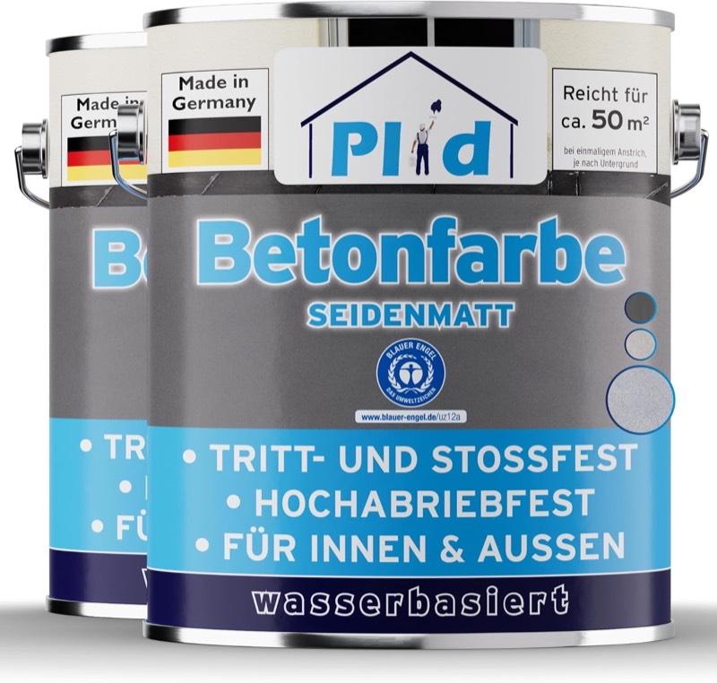 Plid Betonfarbe Silbergrau 5 l