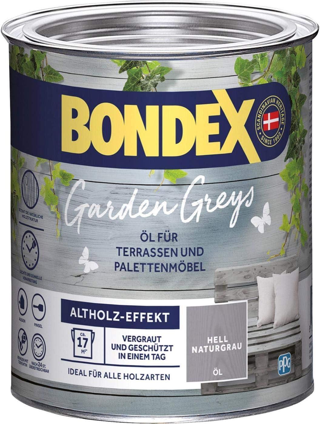 Bondex Garden Greys Öl Hell Naturgrau 0,75 L