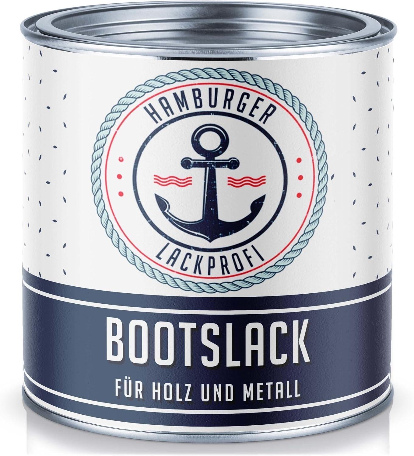 HLP Bootslack matt RAL 9010 Holz/Metall