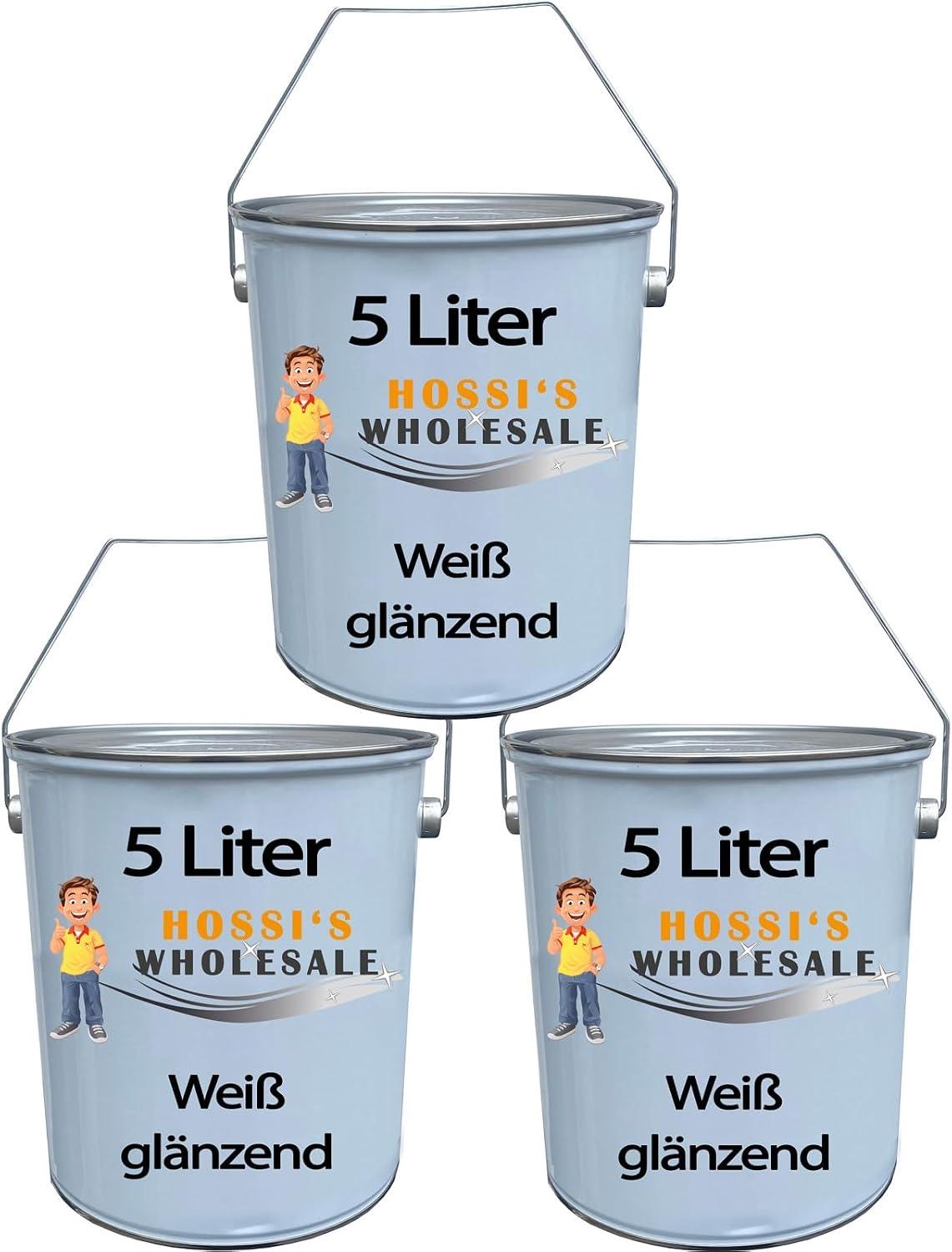 Hossi's Bootslack 3×5 l weiß