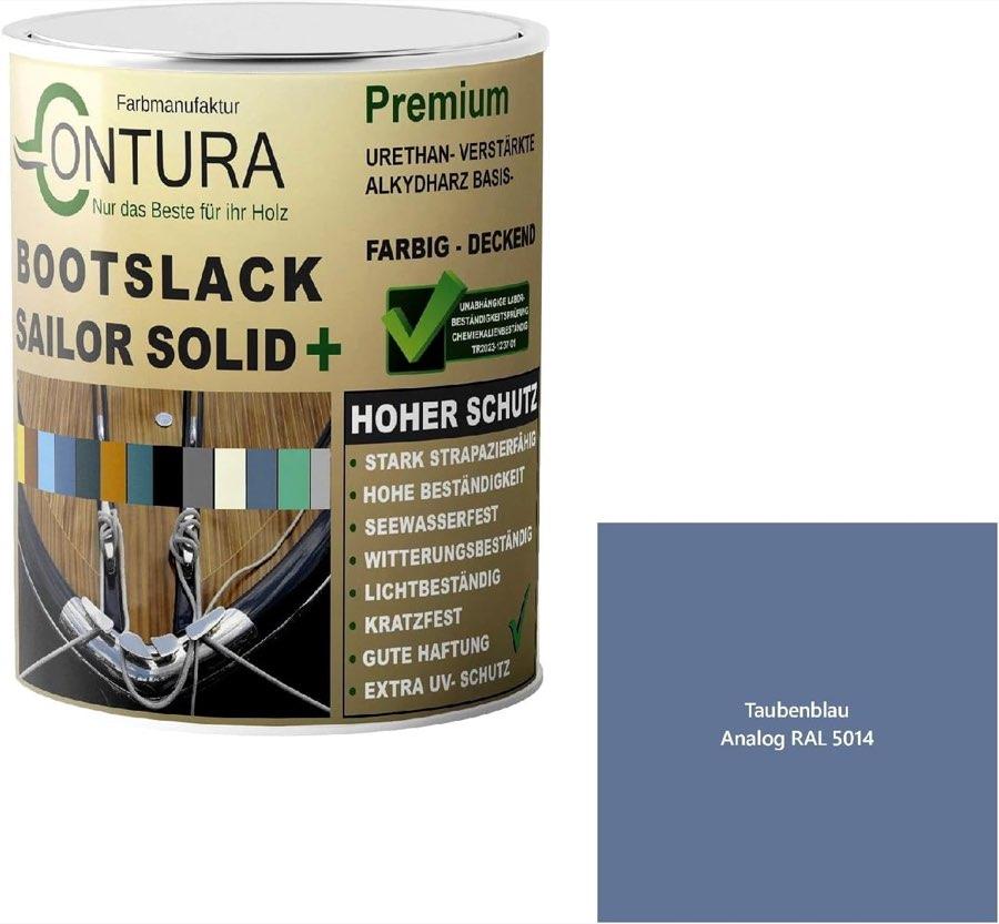 Contura Bootslack glänzend Taubenblau