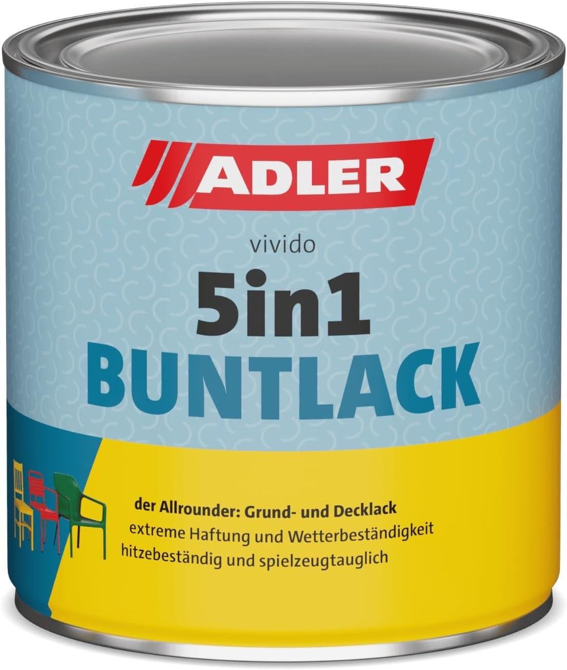 ADLER 5in1-Buntlack Matt RAL 3020 125 ml
