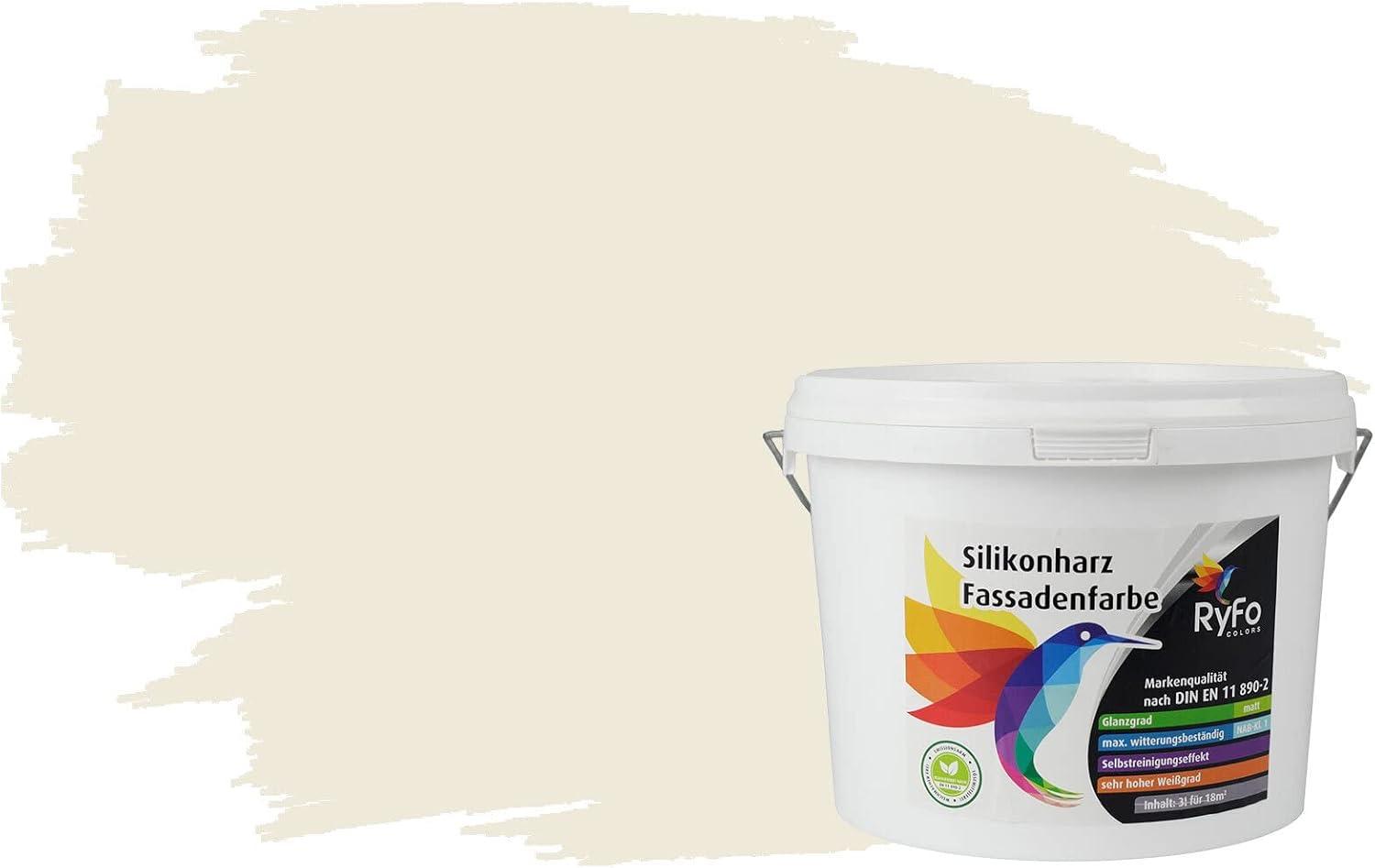 RyFo Colors Silikonharz Fassadenfarbe Cremé 3 l
