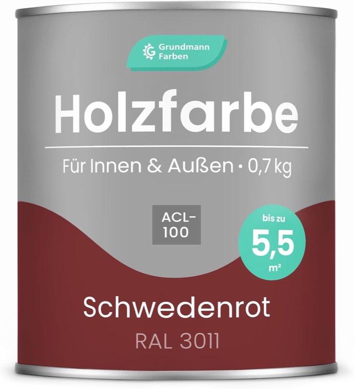 Grundmann Holzfarbe ACL 100 RAL 3011
