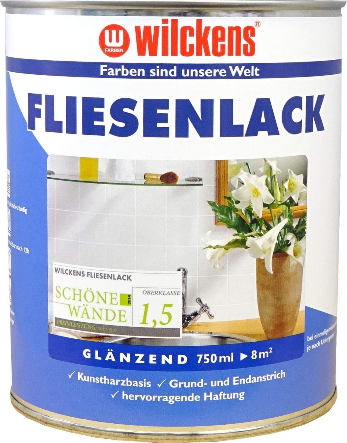 Fliesenlack Produktbild – Testsieger Wilckens Fliesenlack Weiß 750 ml